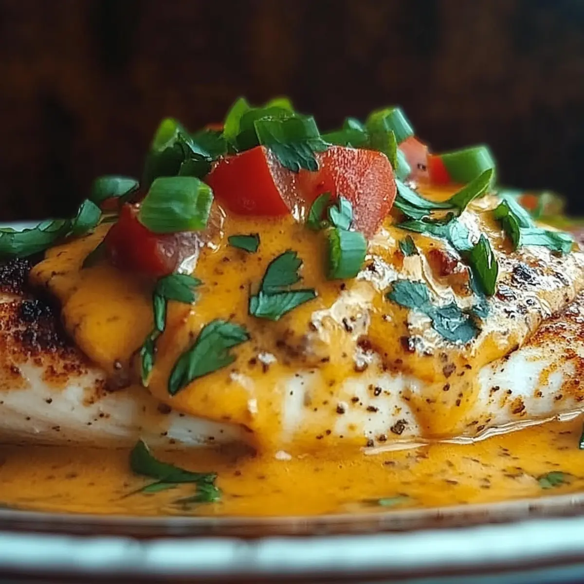 Baked Queso Chicken
