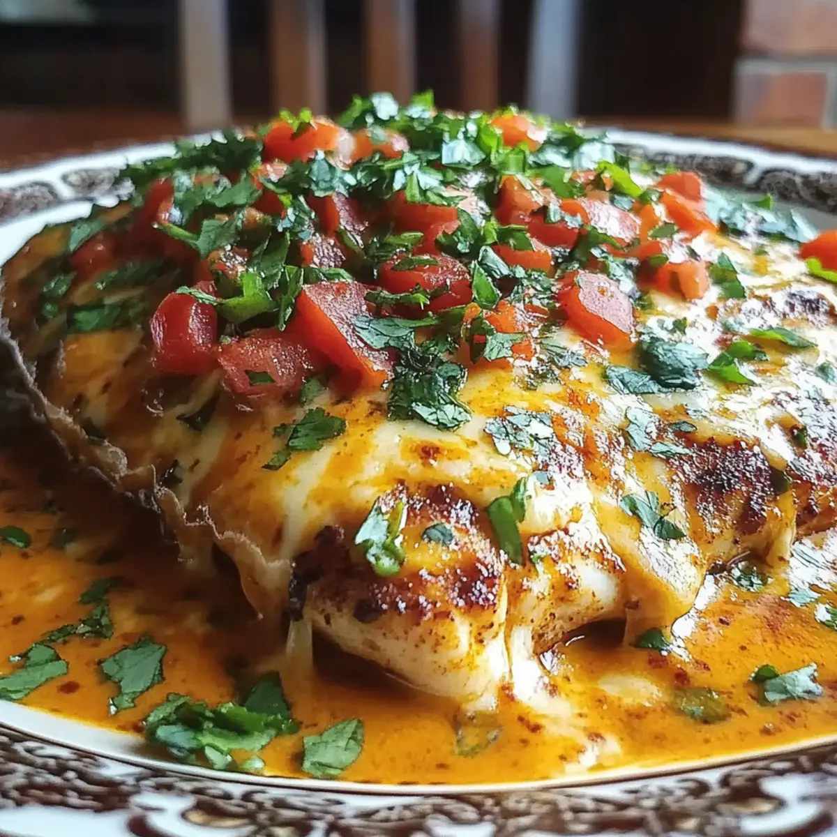 Baked Queso Chicken