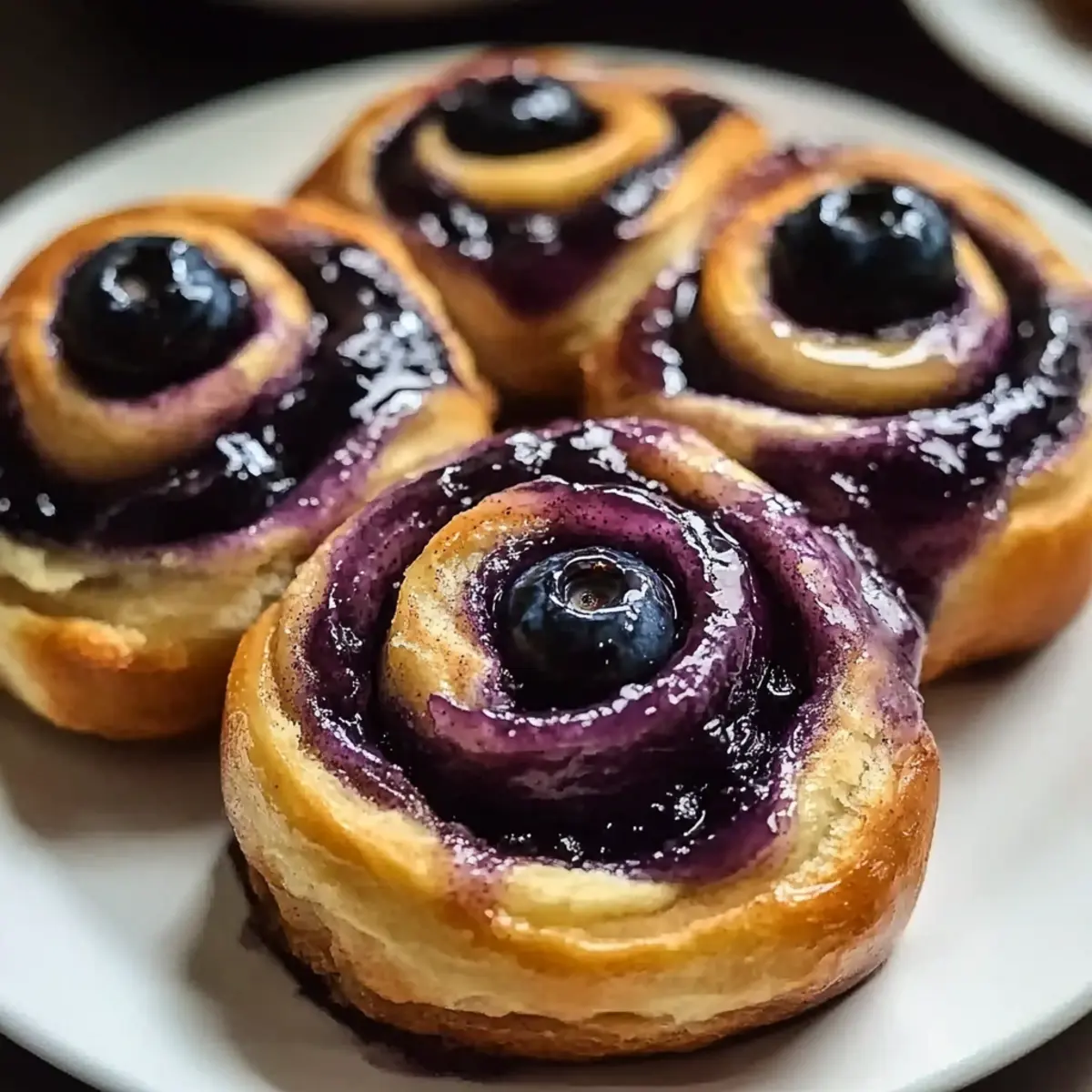 Blueberry Cinnamon Rolls