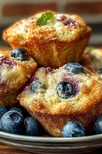 Blueberry Cream Cheese Muffins