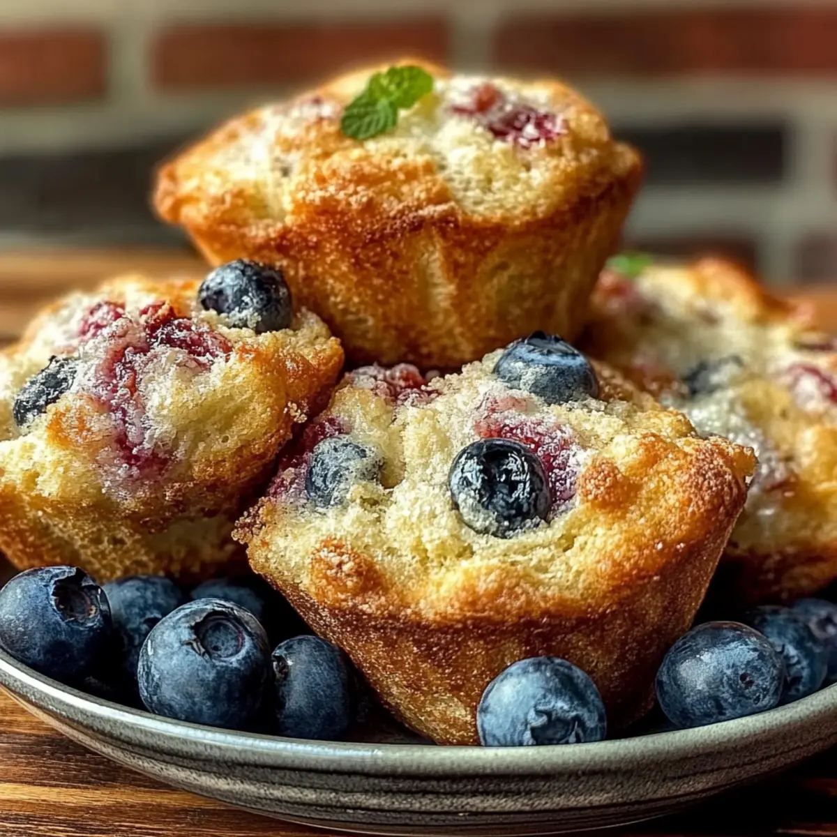 Blueberry Cream Cheese Muffins