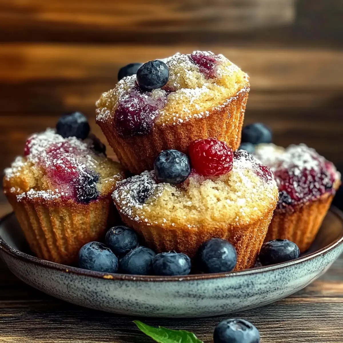 Blueberry Cream Cheese Muffins