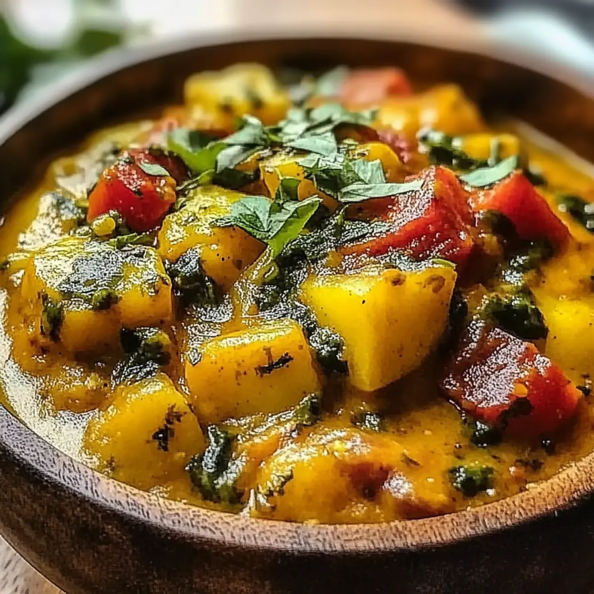 Caribbean-Style Plantain Curry