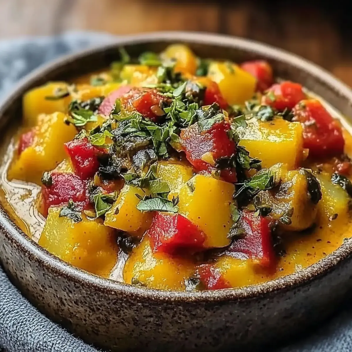 Caribbean-Style Plantain Curry