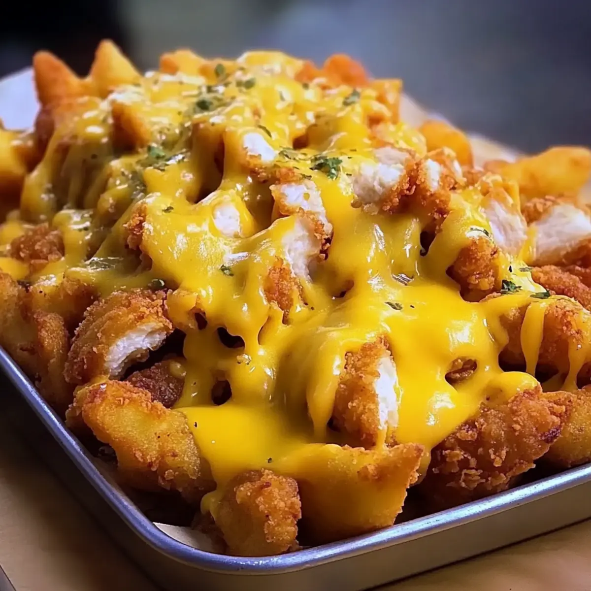 Cheesy Crispy Chicken Fries