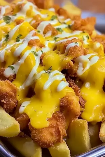Cheesy Crispy Chicken Fries