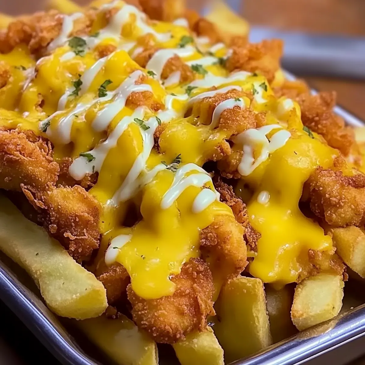Cheesy Crispy Chicken Fries