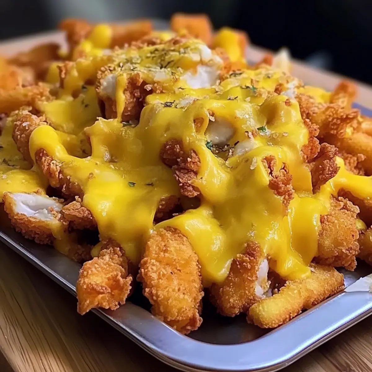 Cheesy Crispy Chicken Fries