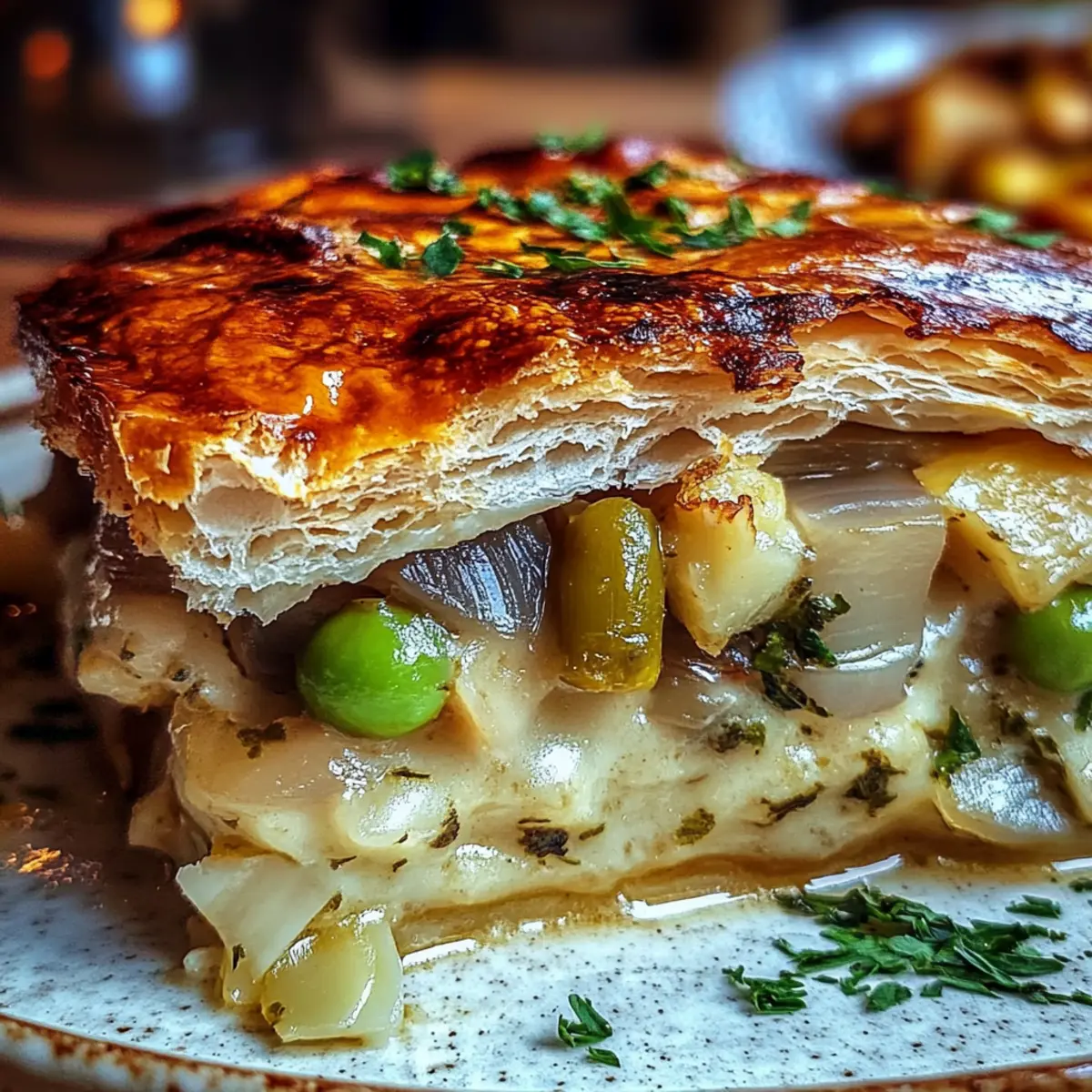 Chicken And Leek Pie