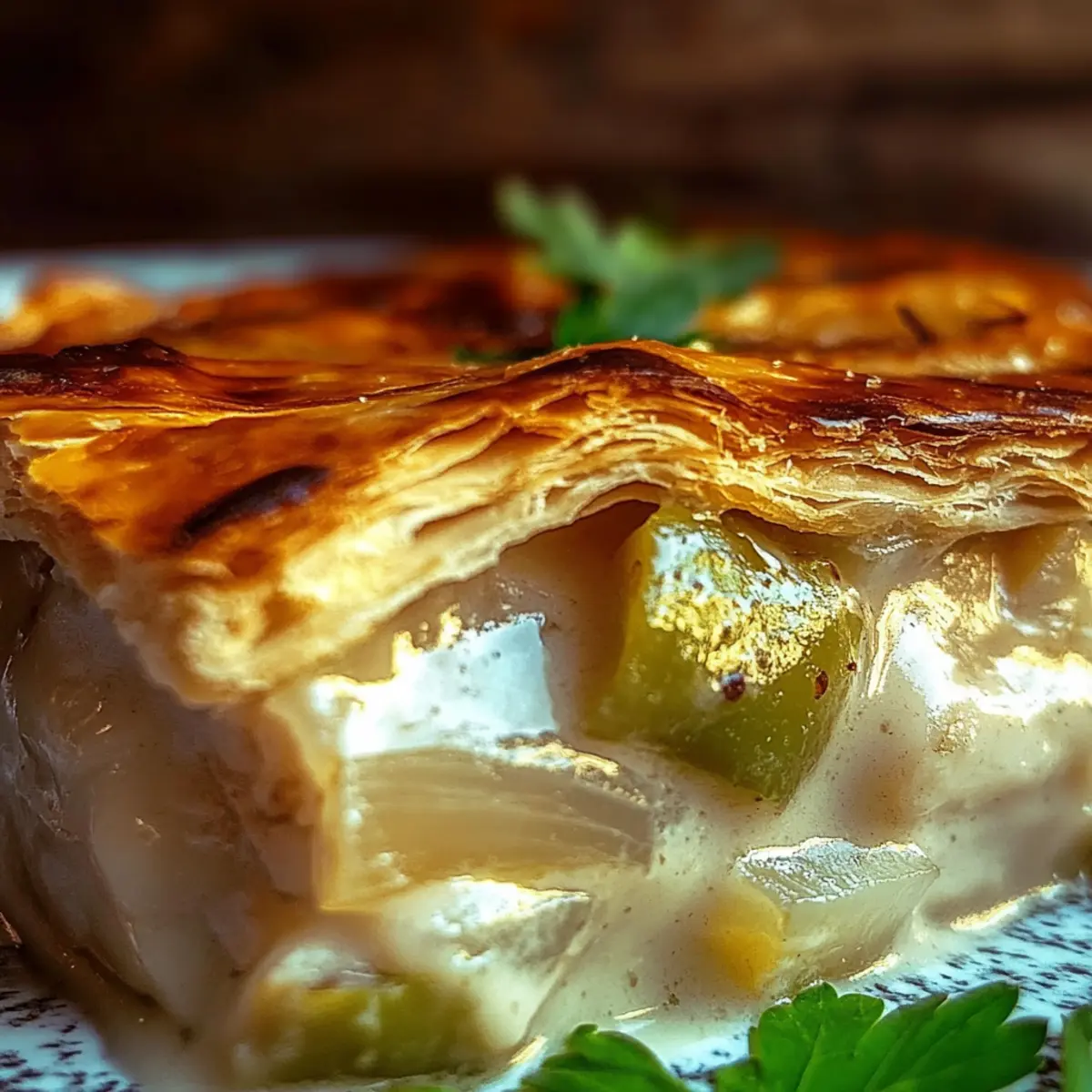 Chicken And Leek Pie