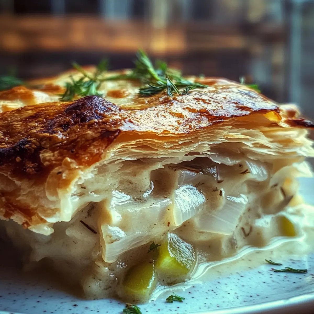 Chicken And Leek Pie