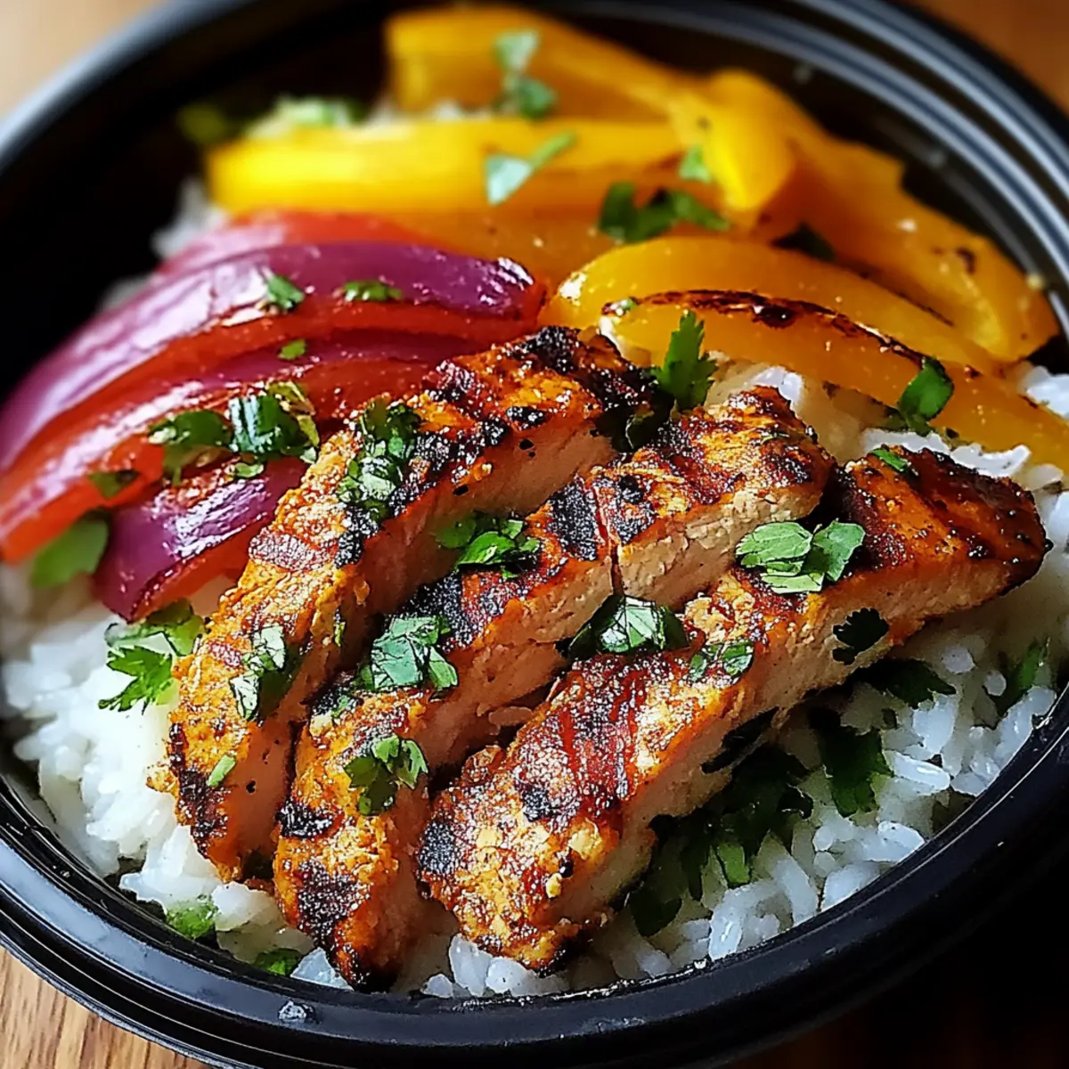 Chicken Fajita Meal Prep Bowls