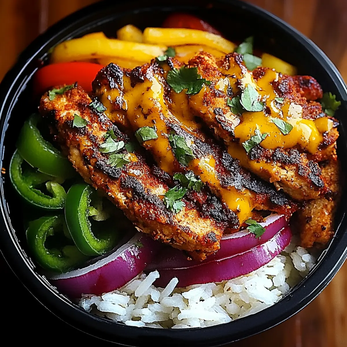 Chicken Fajita Meal Prep Bowls