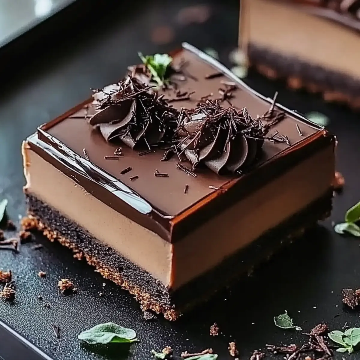 Chocolate Mousse Brownies