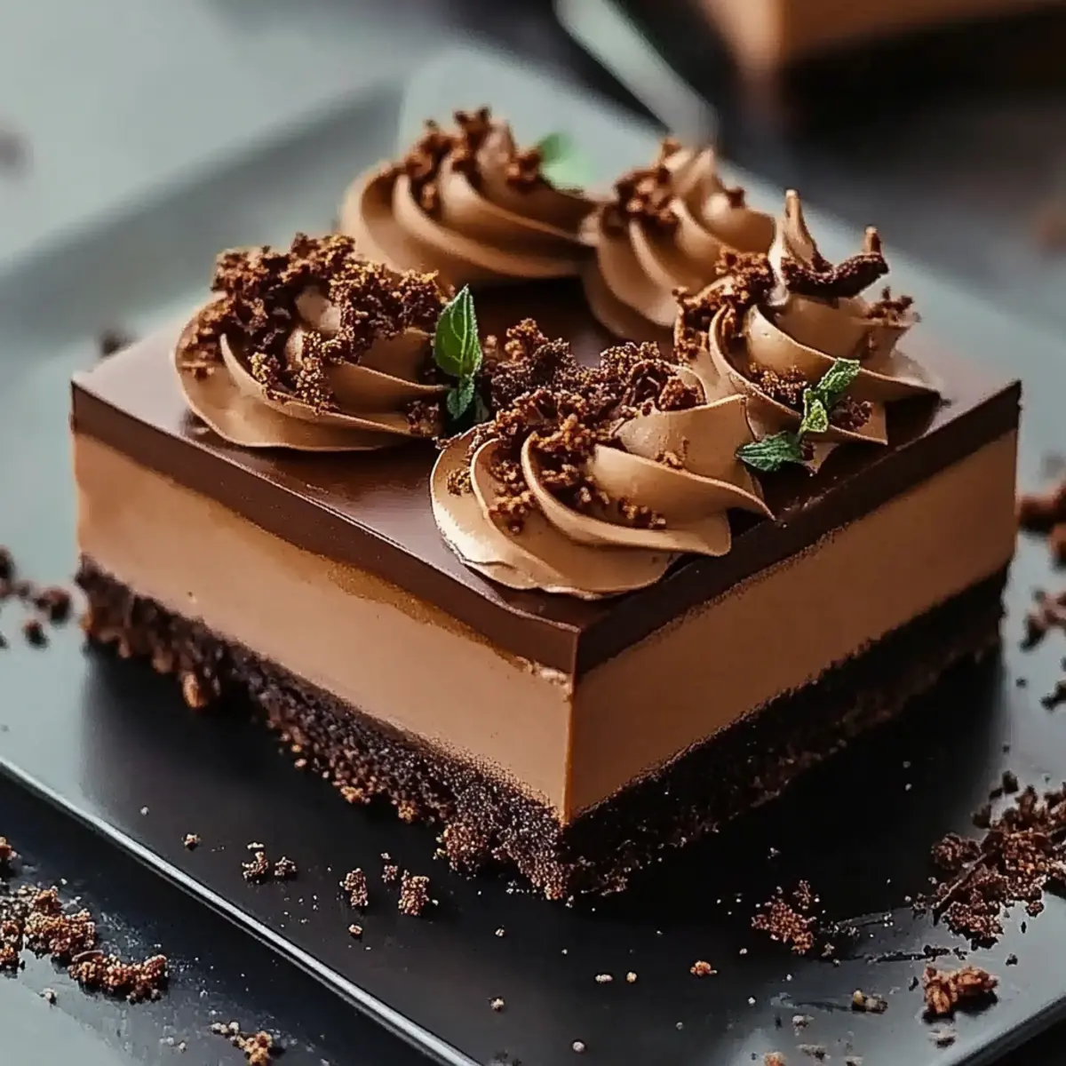 Chocolate Mousse Brownies