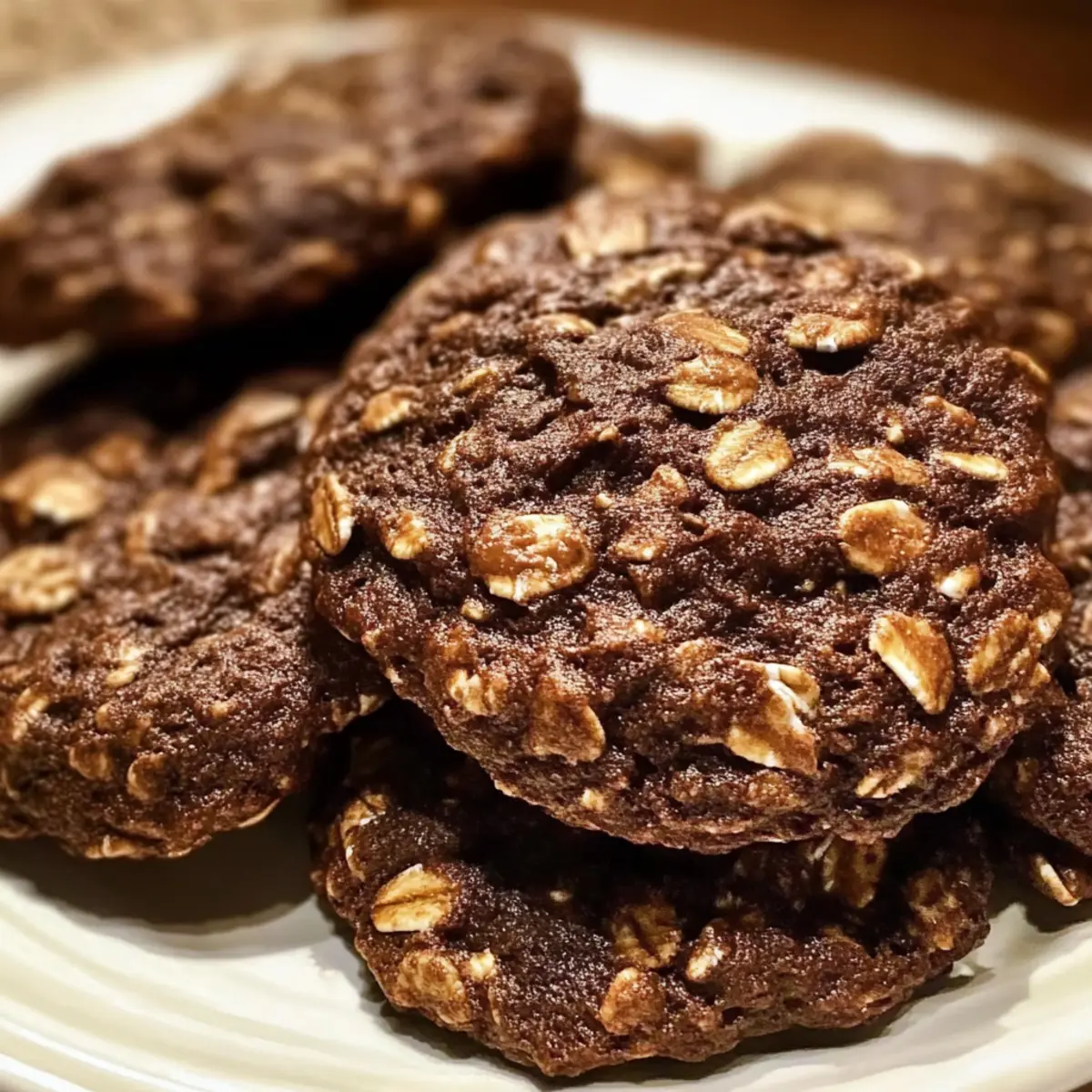 Chocolate Oatmeal Cookies