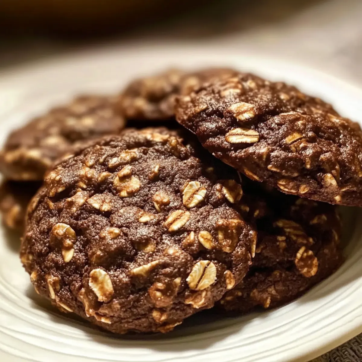 Chocolate Oatmeal Cookies