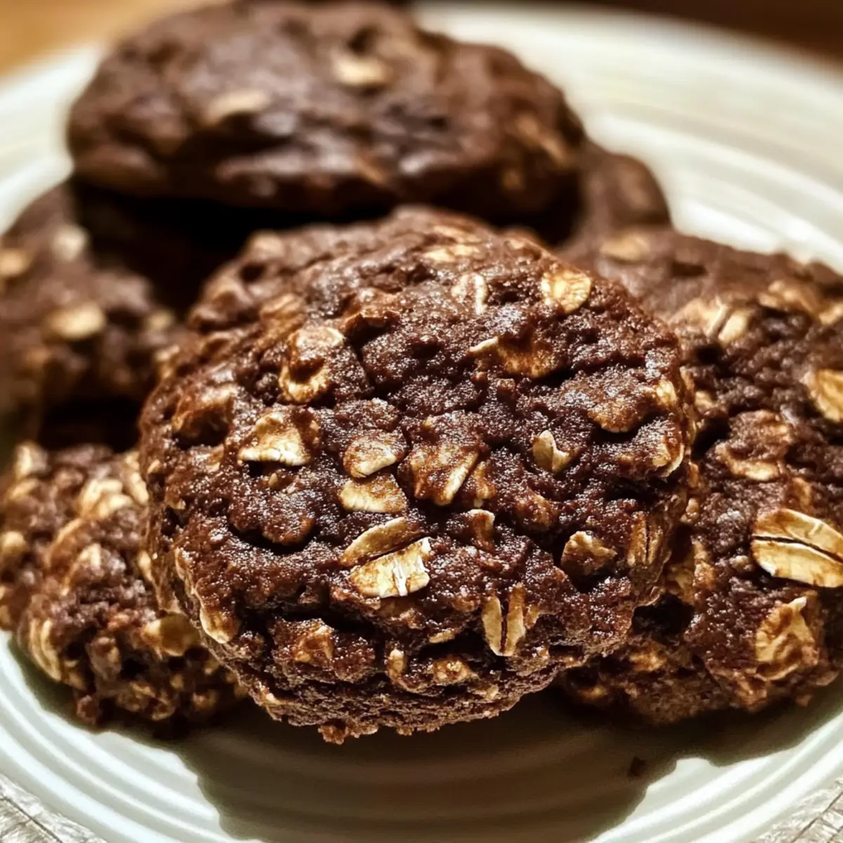 Chocolate Oatmeal Cookies
