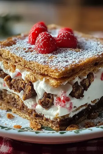 Christmas Cookie Lasagna