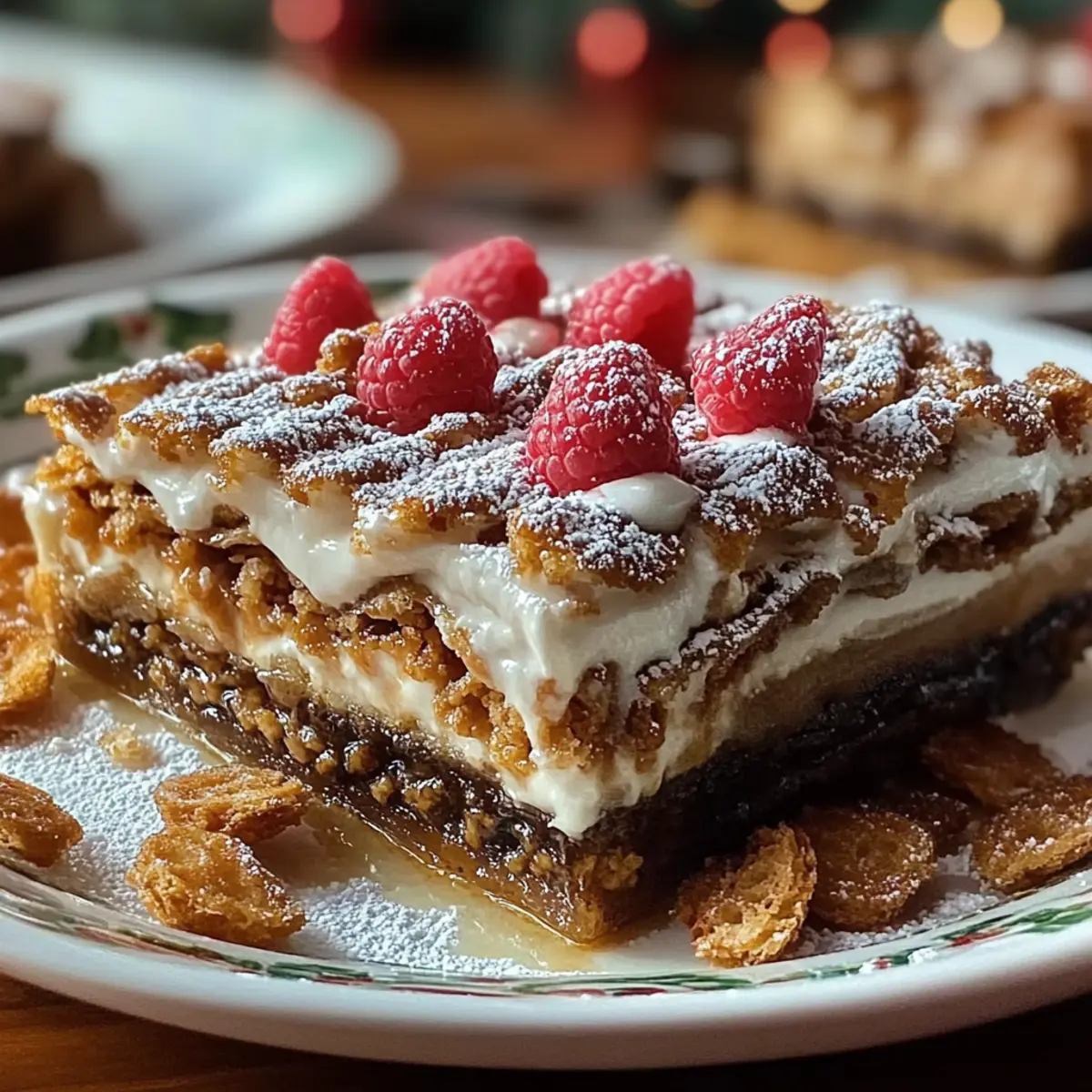 Christmas Cookie Lasagna