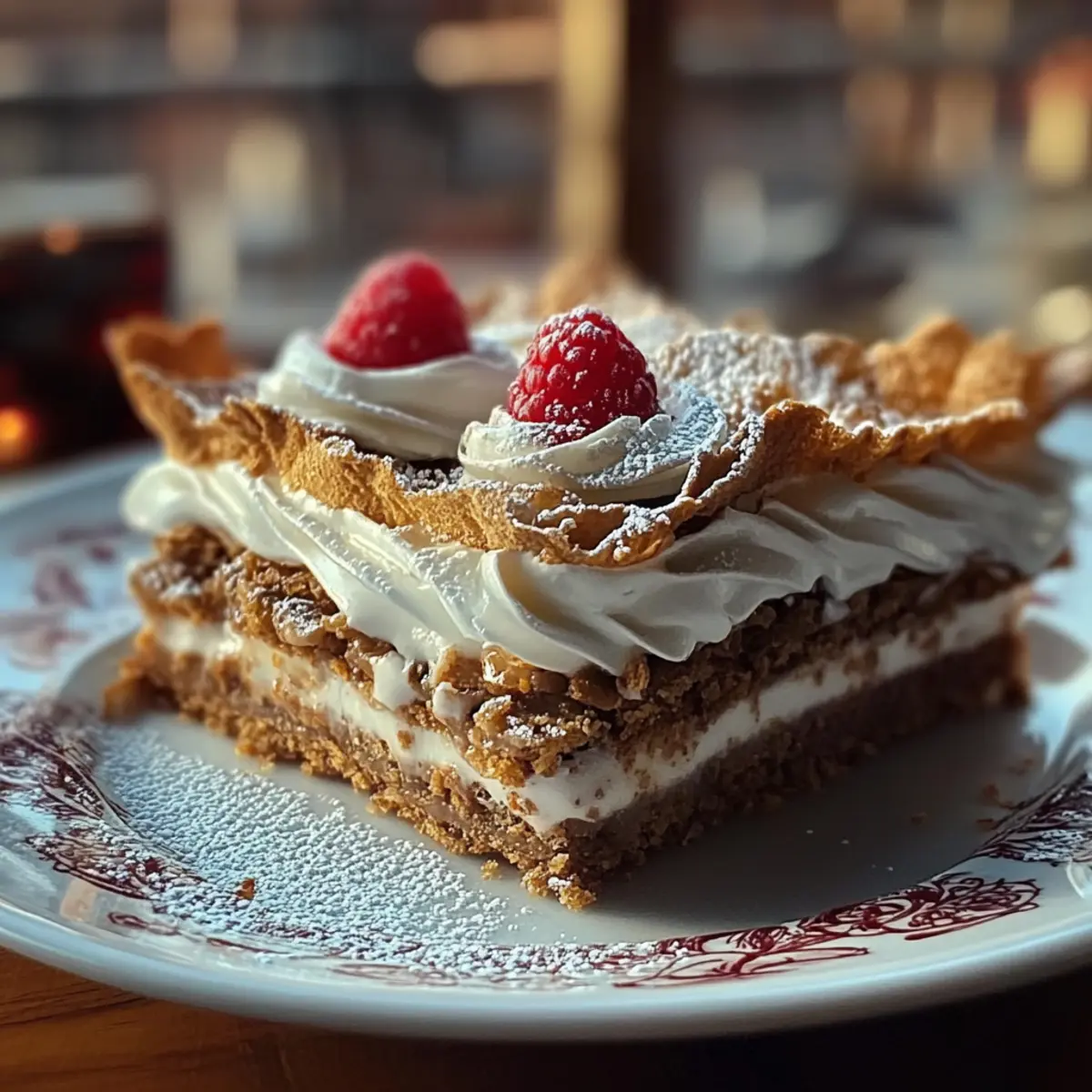 Christmas Cookie Lasagna