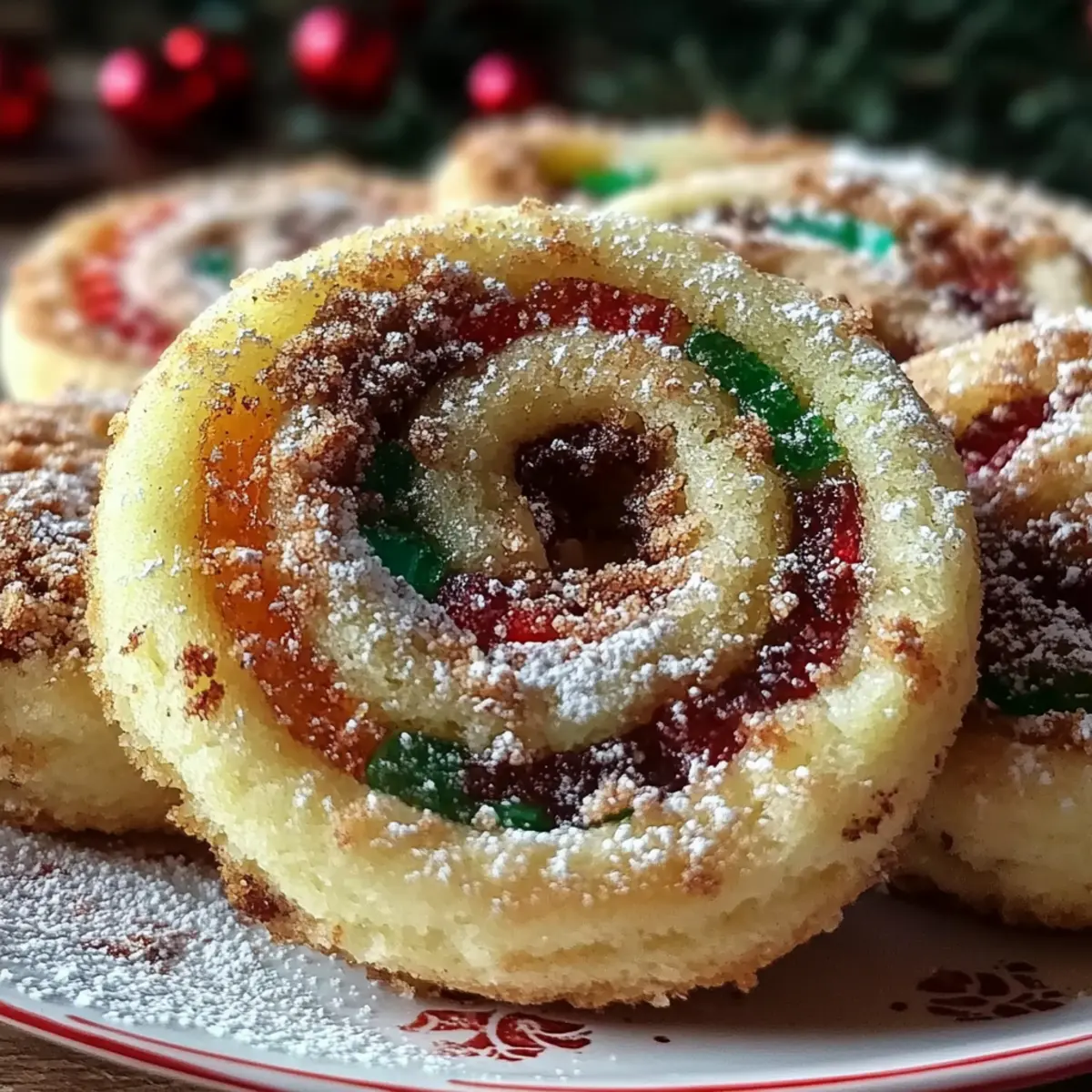 Christmas Pinwheel Cookies
