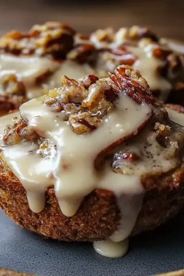 Cinnamon Roll Protein Muffins