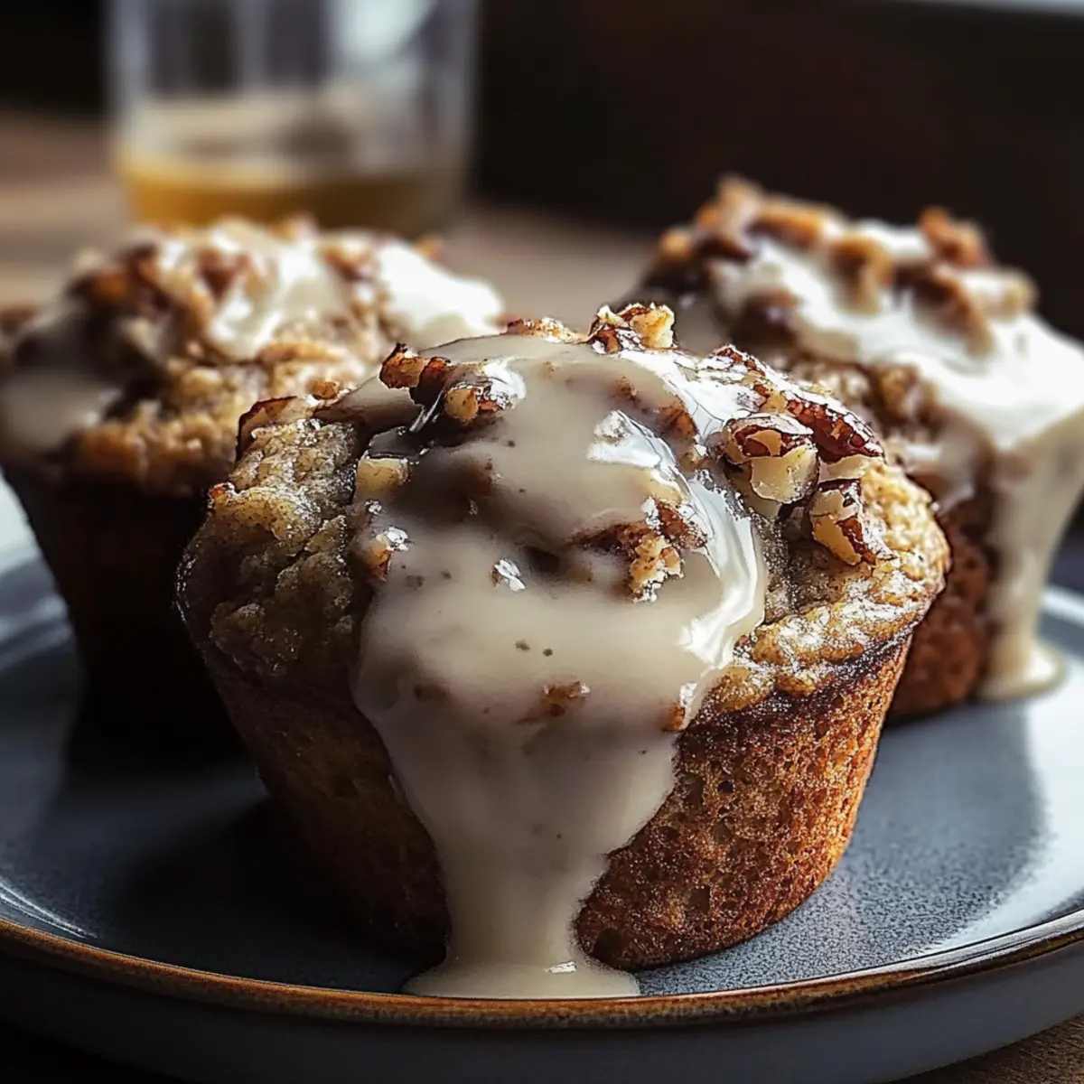Cinnamon Roll Protein Muffins