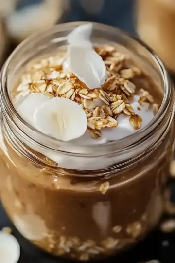 Coconut Cream Pie Overnight Oats