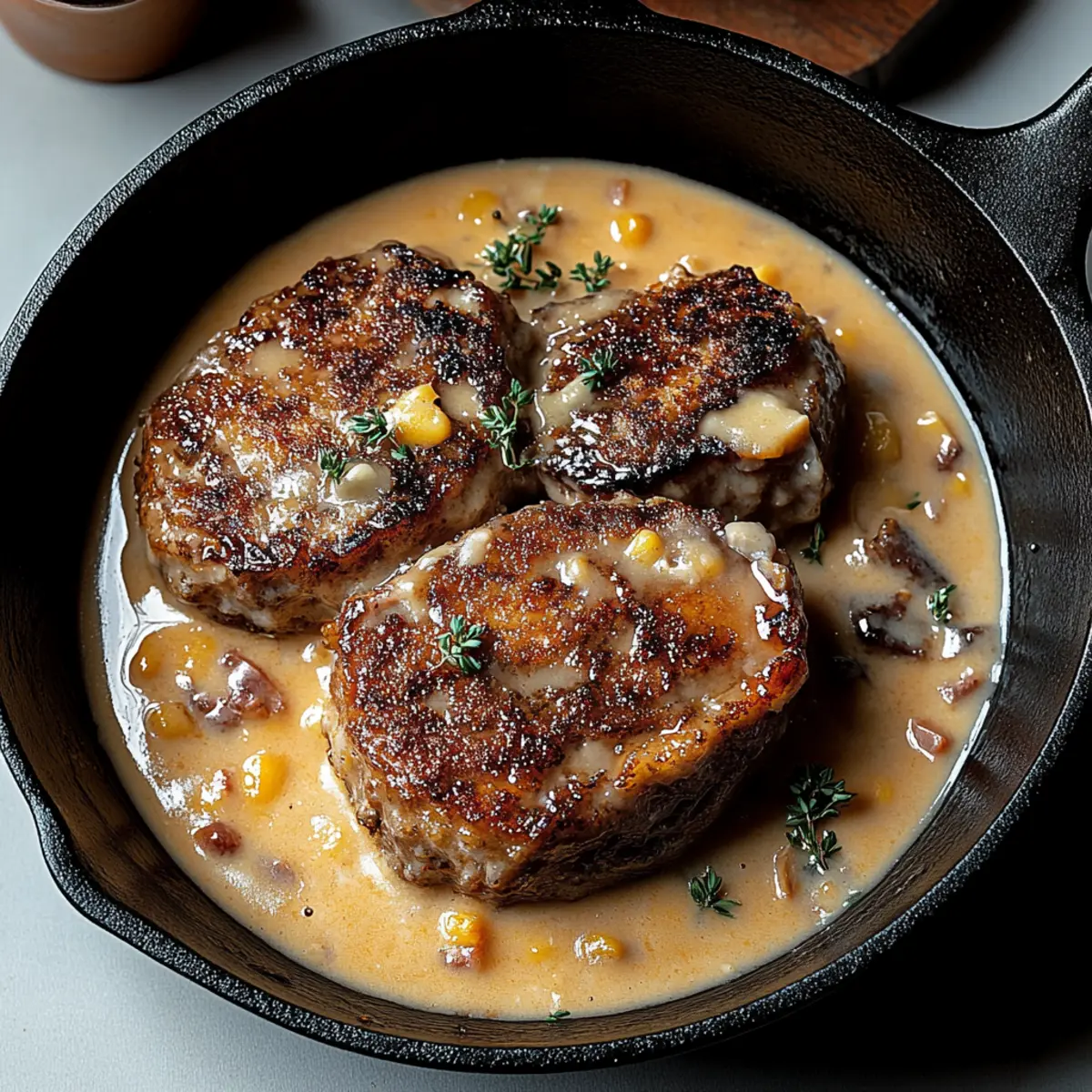 Country Fried Pork Chops with Bacon Gravy