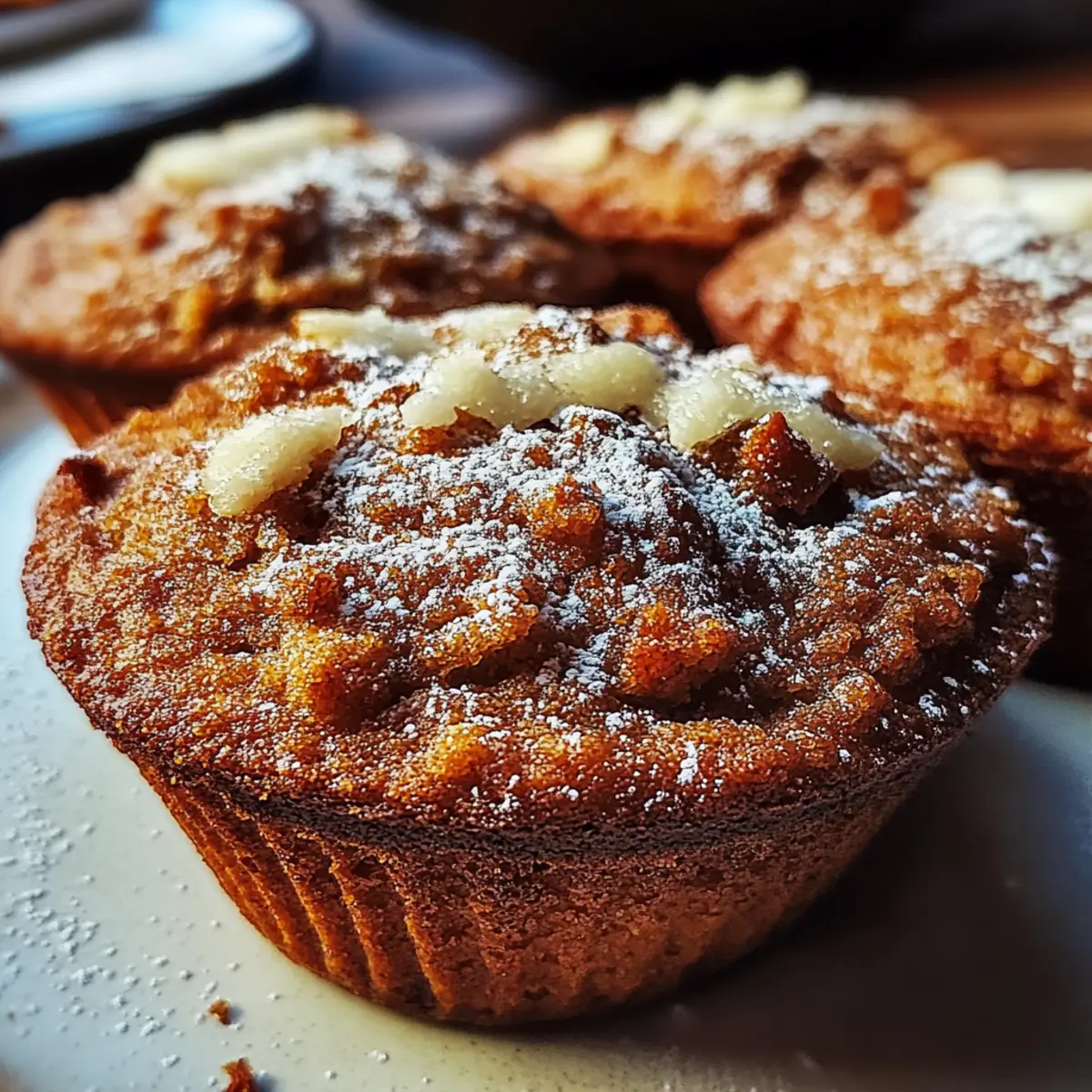 Cozy Gingerbread Coffeecake Muffins