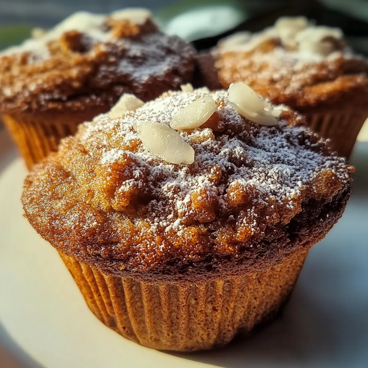 Cozy Gingerbread Coffeecake Muffins