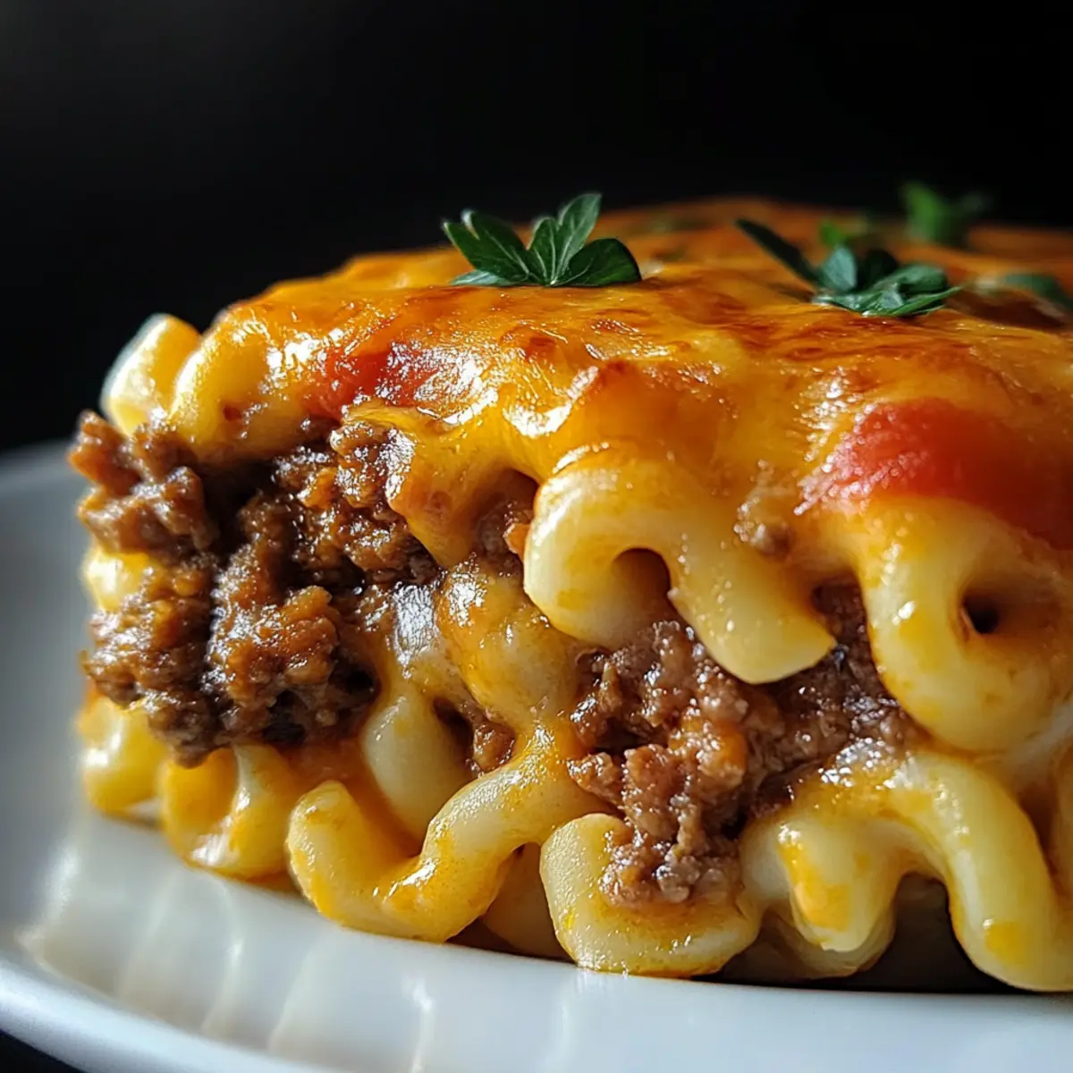 Cozy Mac and Cheese Meatloaf Casserole