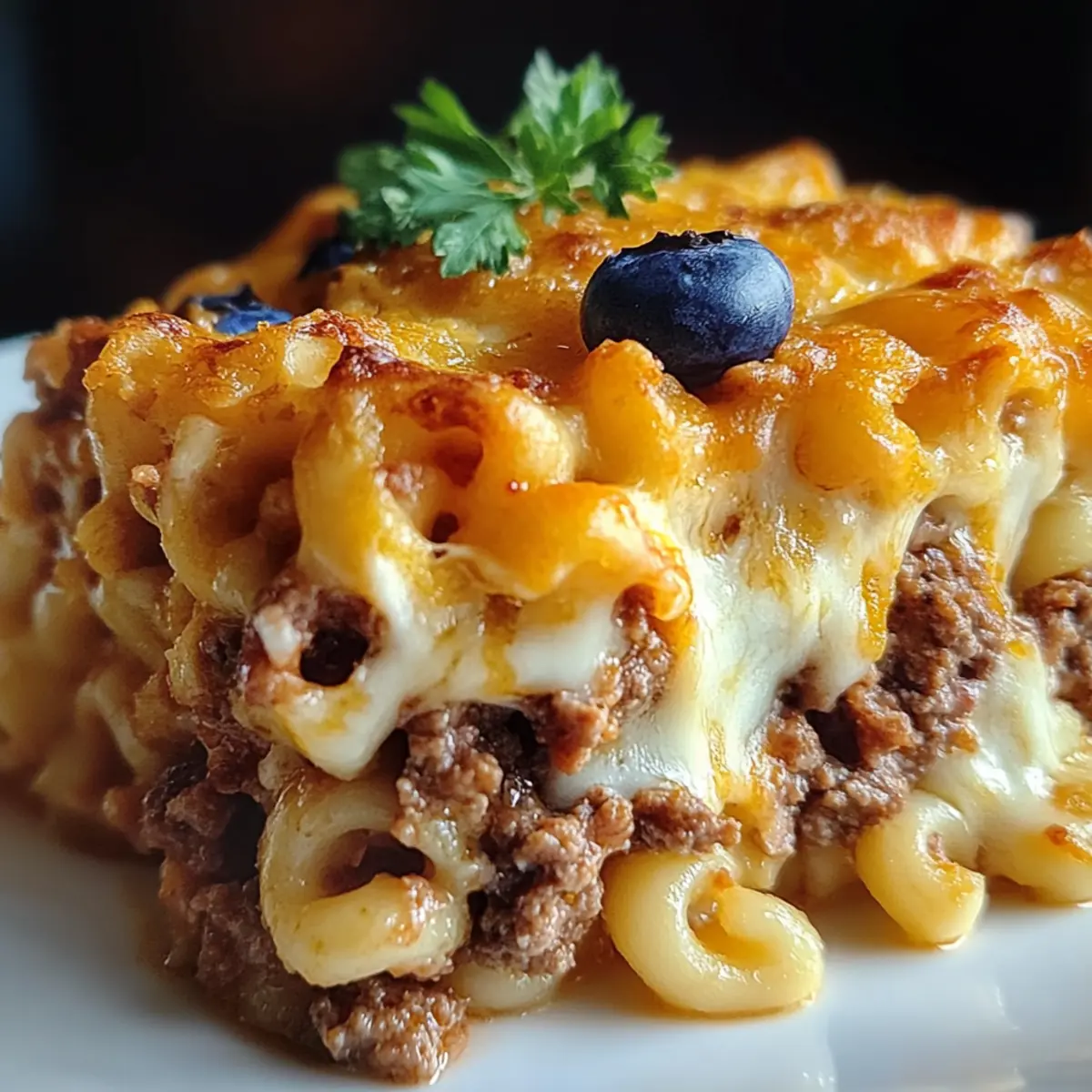 Cozy Mac and Cheese Meatloaf Casserole