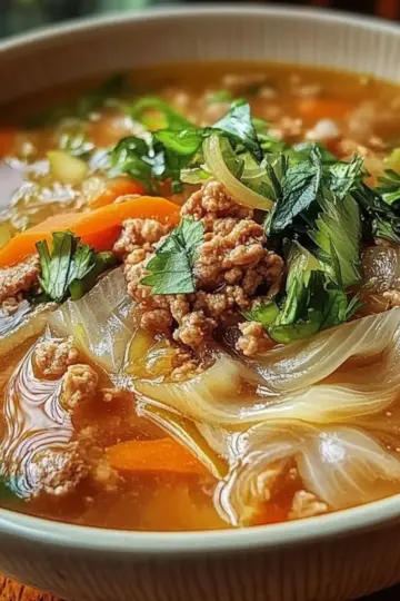 Cozy One-Pot Egg Roll Soup