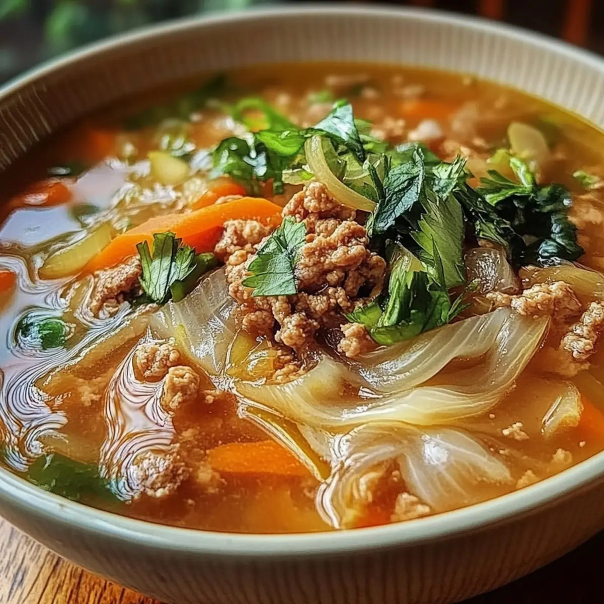 Cozy One-Pot Egg Roll Soup