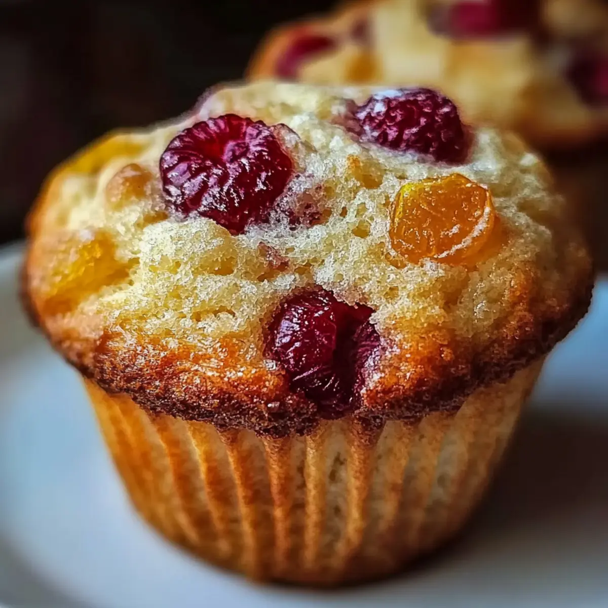 Cranberry Orange Breakfast Muffins