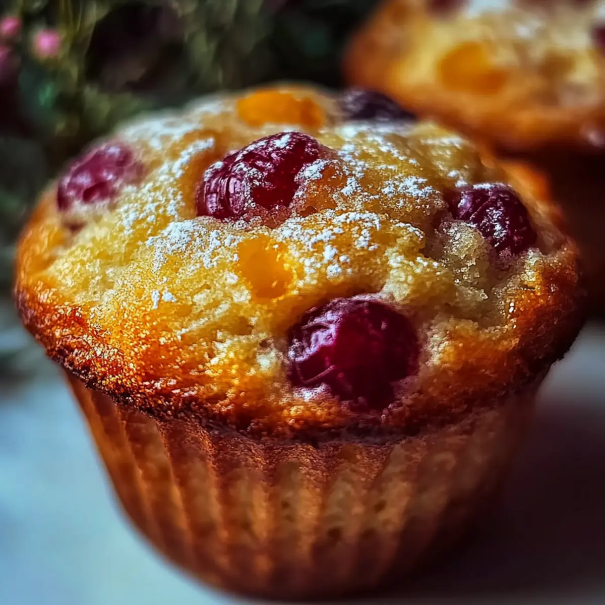 Cranberry Orange Breakfast Muffins