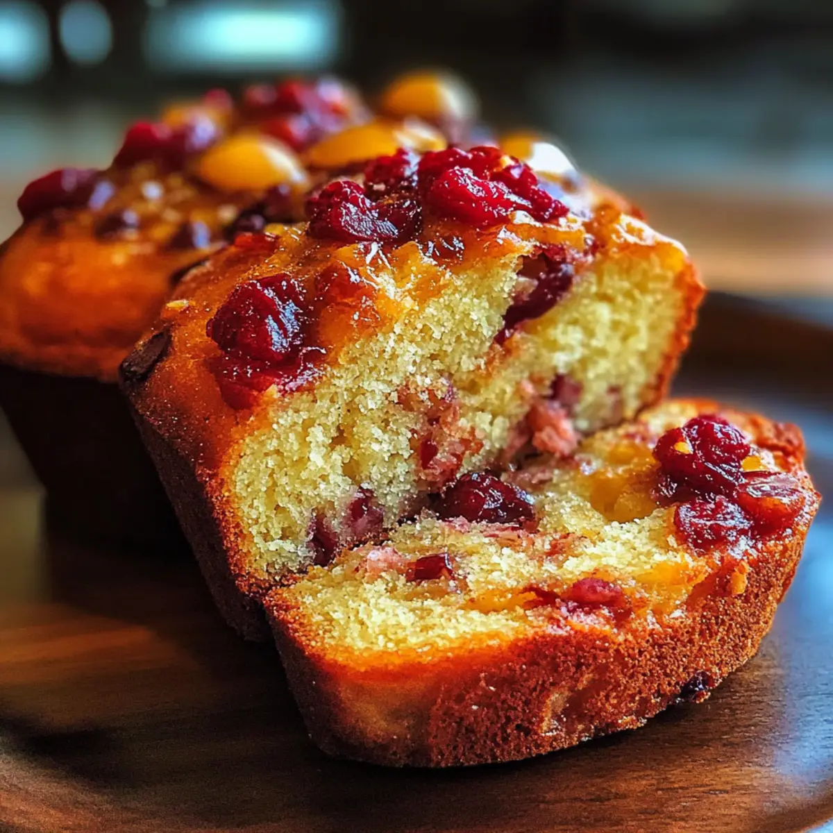 Cranberry Orange Mini Loaves