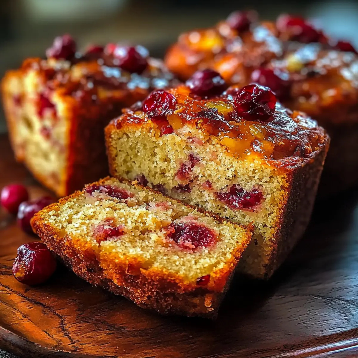 Cranberry Orange Mini Loaves