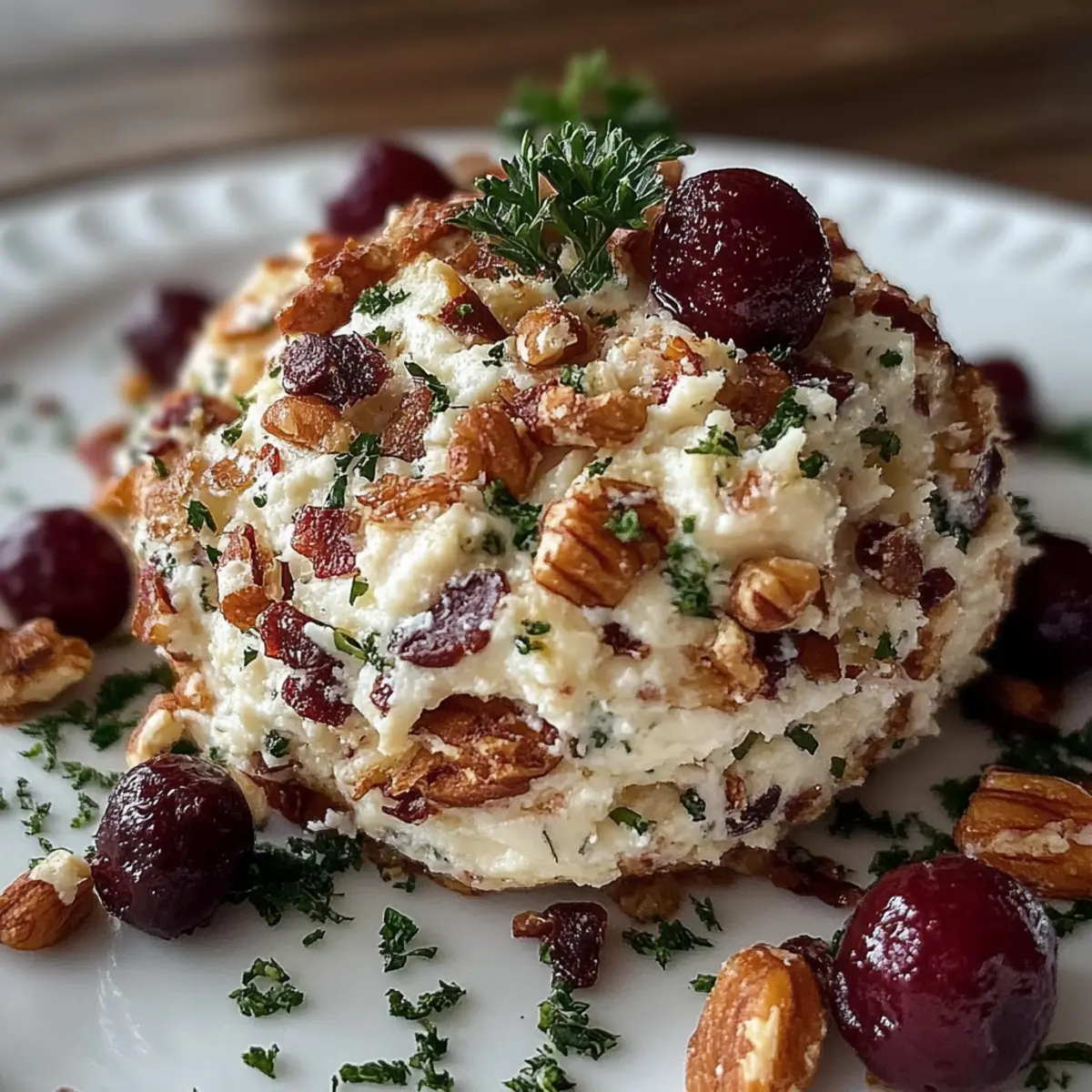 Cranberry Pecan Goat Cheese Ball