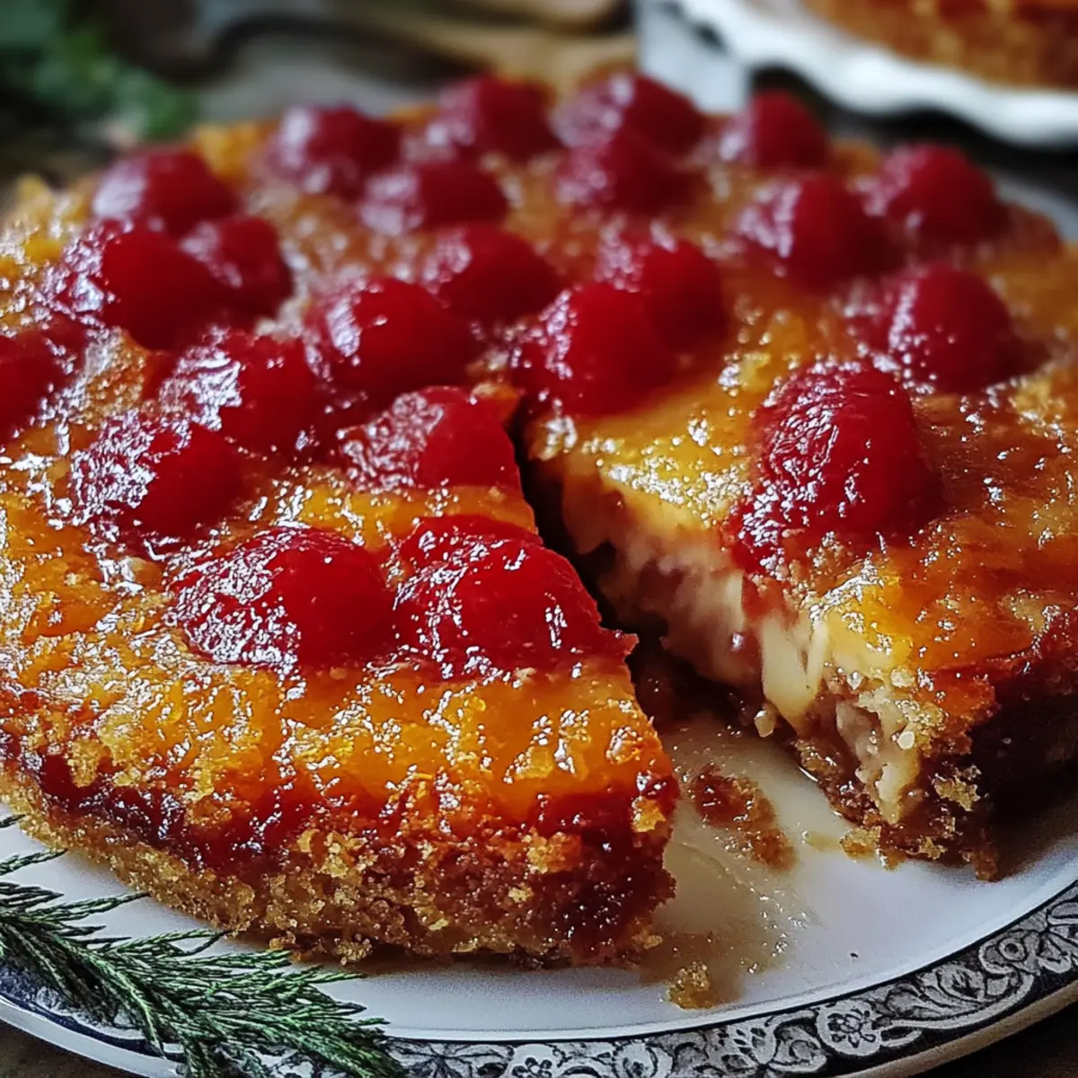 Cranberry Pineapple Upside-Down Cake