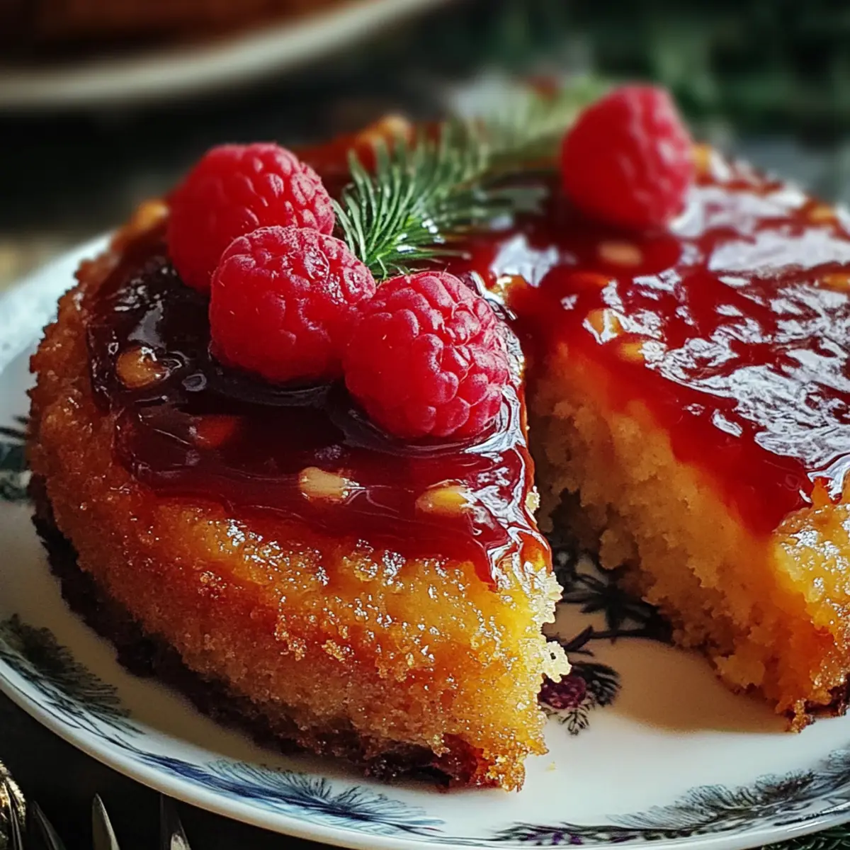 Cranberry Pineapple Upside-Down Cake