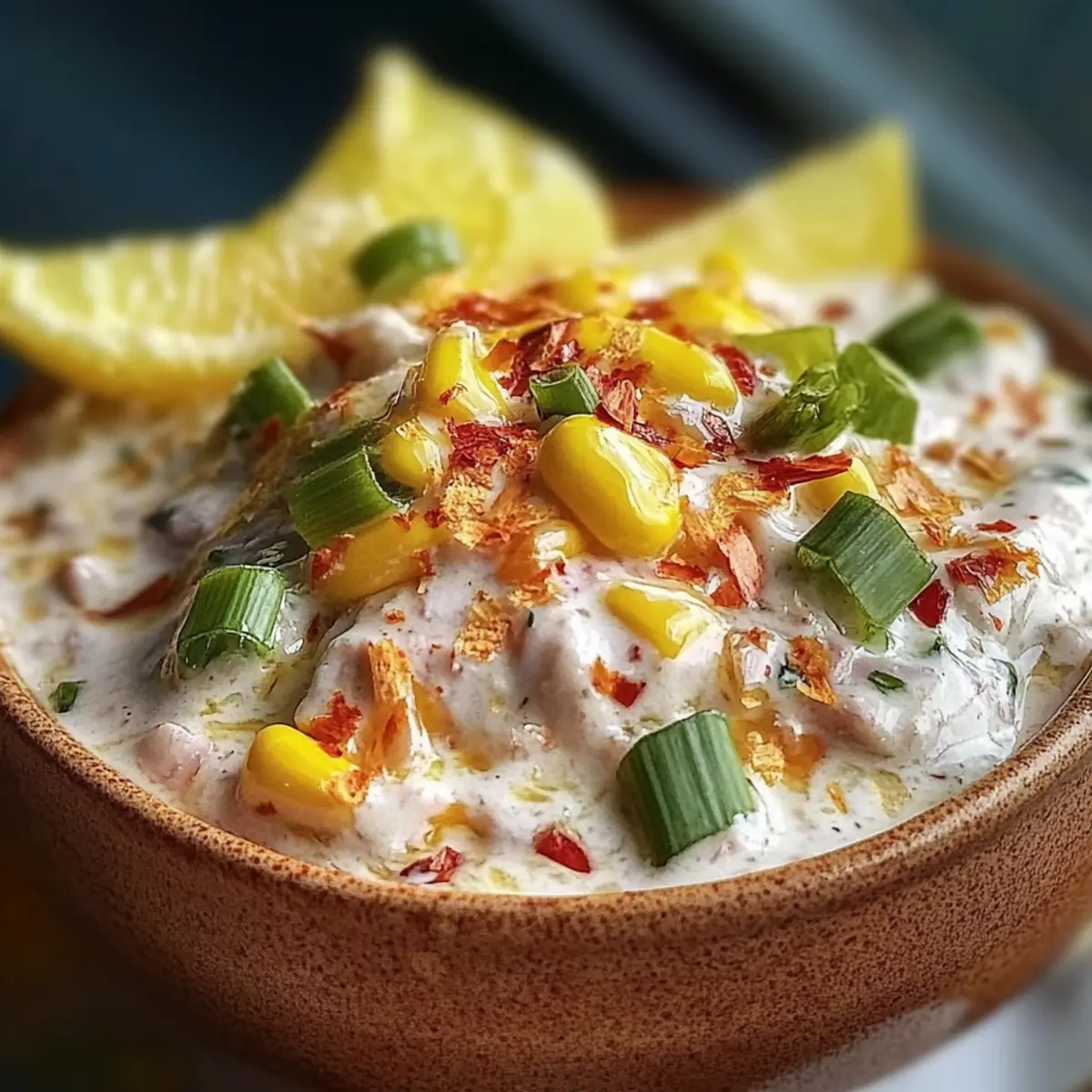 Creamy Banana Pepper Chicken Dip