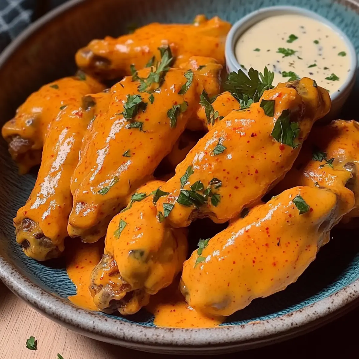 Creamy Buffalo Wings