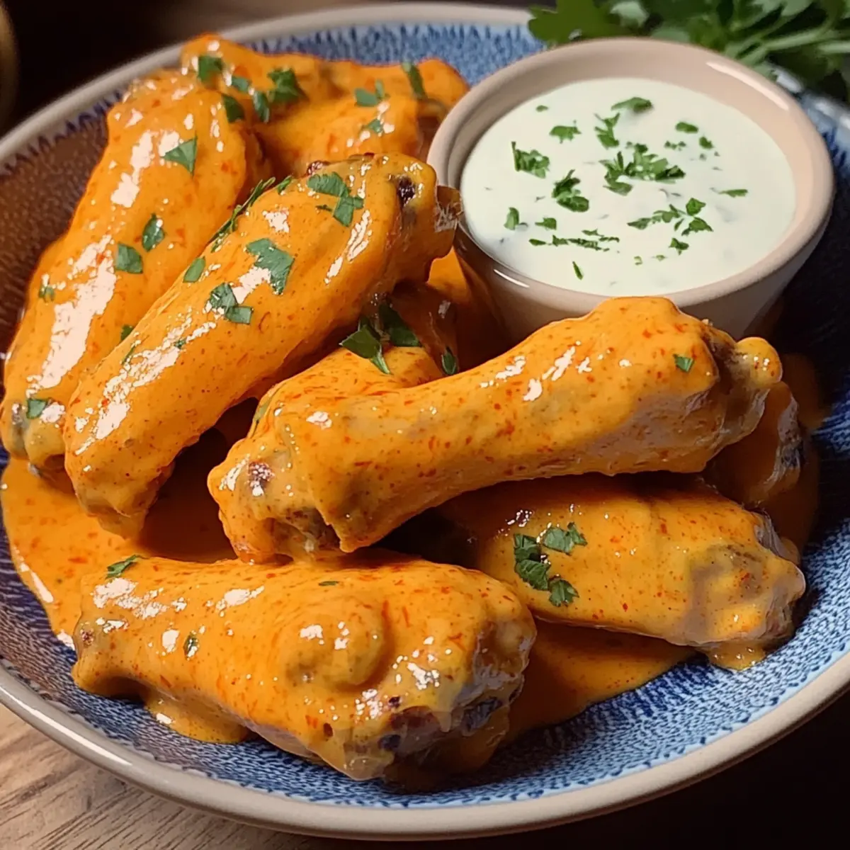 Creamy Buffalo Wings