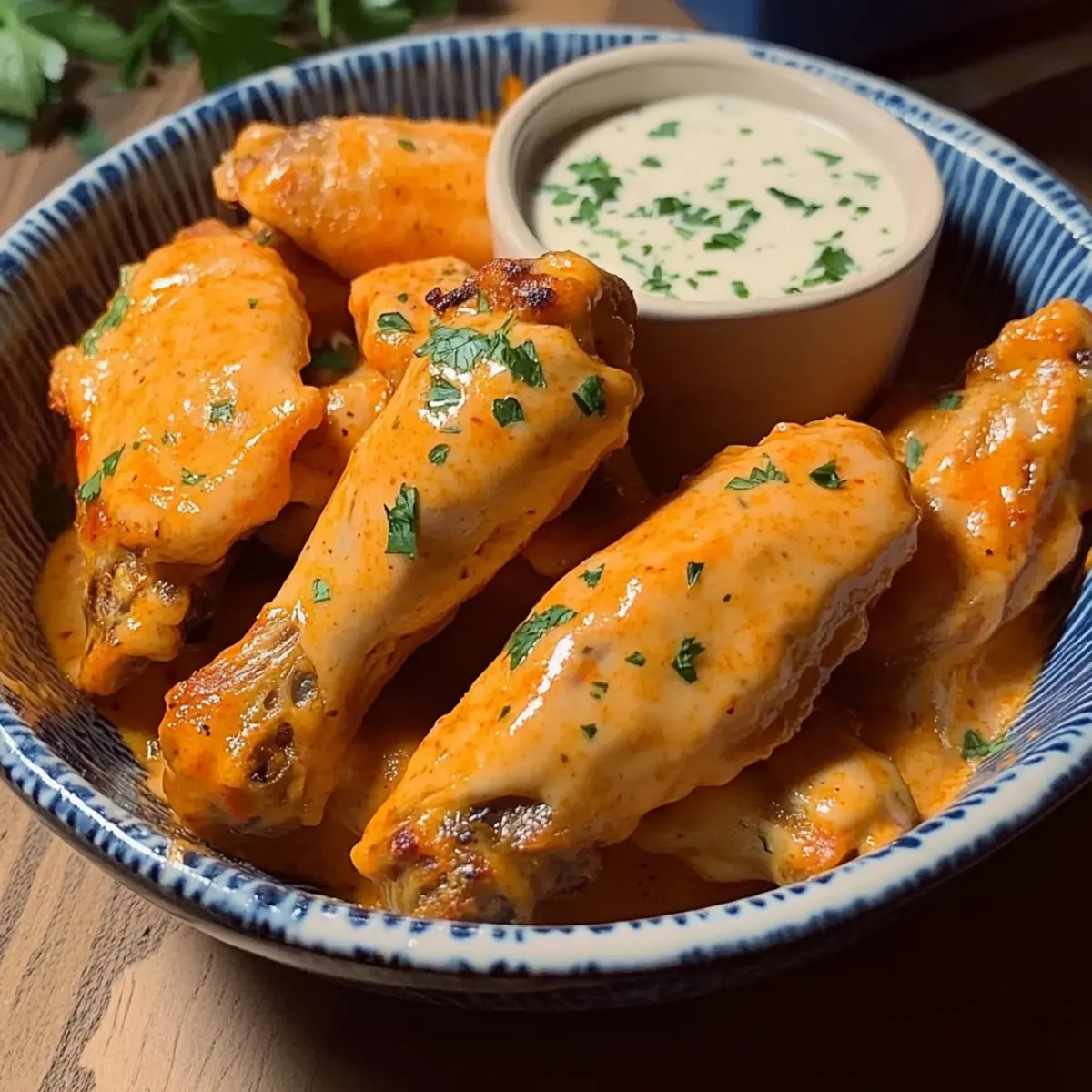 Creamy Buffalo Wings