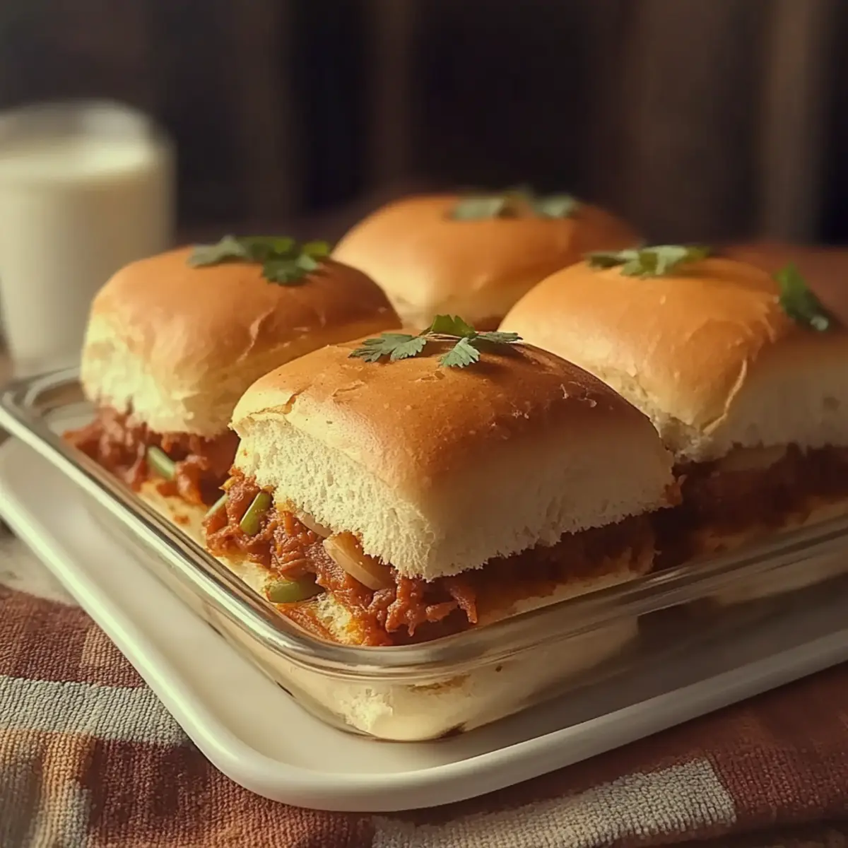 Creamy Chicken Fajita Sliders