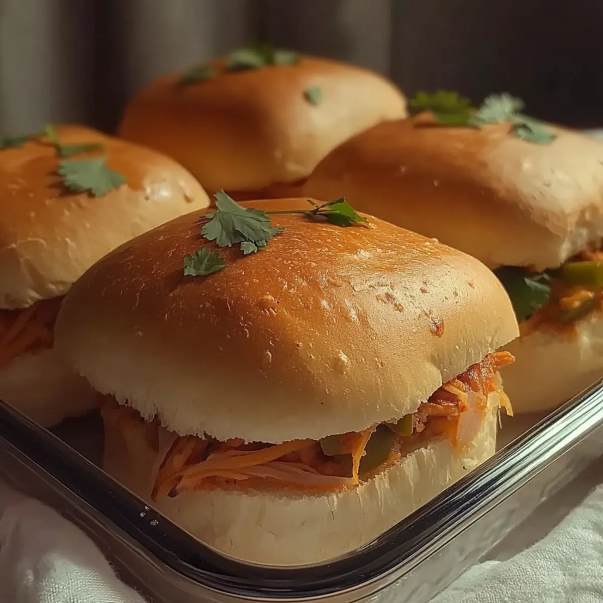 Creamy Chicken Fajita Sliders
