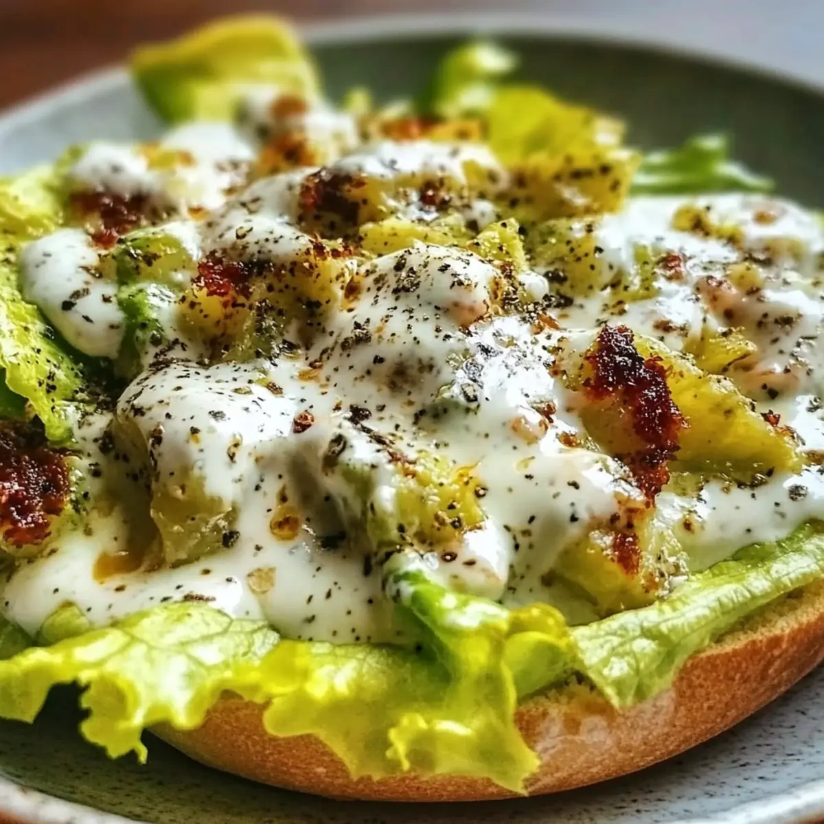 Creamy Greek Yogurt Caesar Dressing